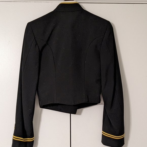 Ladies Flying Cross US Naval Academy Cropped Officers Dress Parade Jacket USNA - Picture 4 of 4